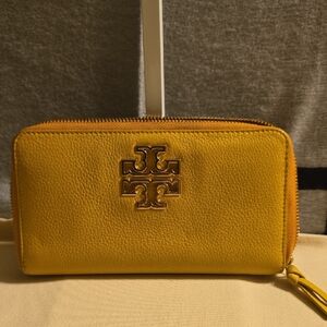 Tory Burch Yellow Wallet